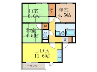 プラクミニエの物件間取画像